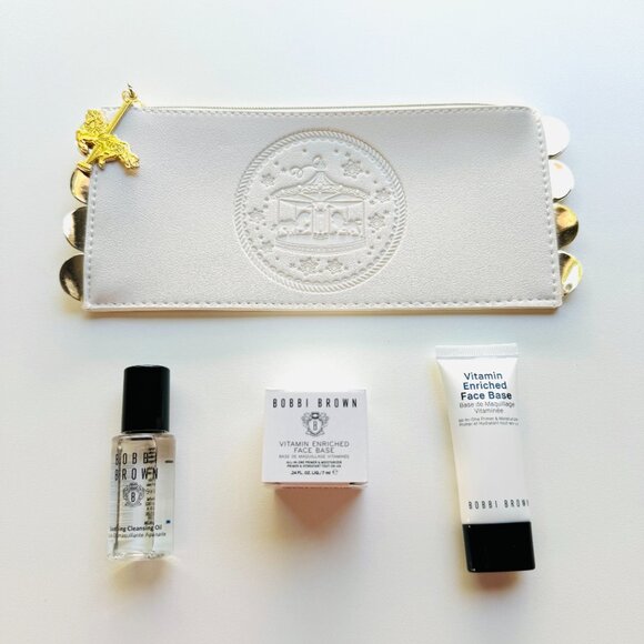 3438 BOBBI BROWN SKINCARE DELUXE TRAVEL WITH MAKEUP COSMETIC BAG - Picture 1 of 4